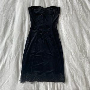 Black velvet dress